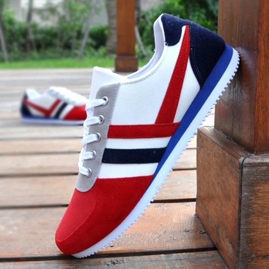 Новинка Мужская обувь мужские кроссовки с закрытым носком Разноцветные Модные