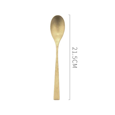 Safe-dinner spoon 304 Нержавеющая сталь посуда Семья стейк класса люкс Ножи вилка западные столовые приборы кофейная ложка смешивания ложка, кухонная посуда - Цвет: Safe-dinner spoon