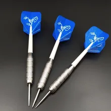 Fox Smiling 3 шт. 22 г профессиональный стальной наконечник Дартс с нейлоновые дротики валы синего цвета