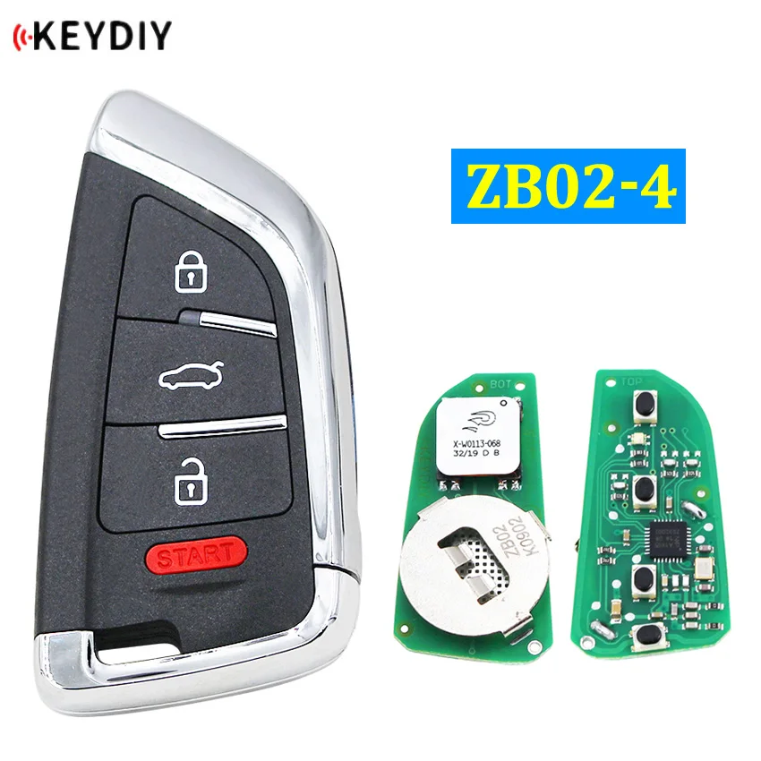 KEYDIY Универсальный ZB01 ZB02-3 ZB02-4 ZB03-4 ZB03-5 ZB04 ZB05 ZB06 ZB10-3 ZB10-5 ZB22 ZB26 ZB28-3 KD смарт-ключ для KD-X2 KD900 - Цвет: ZB02-4