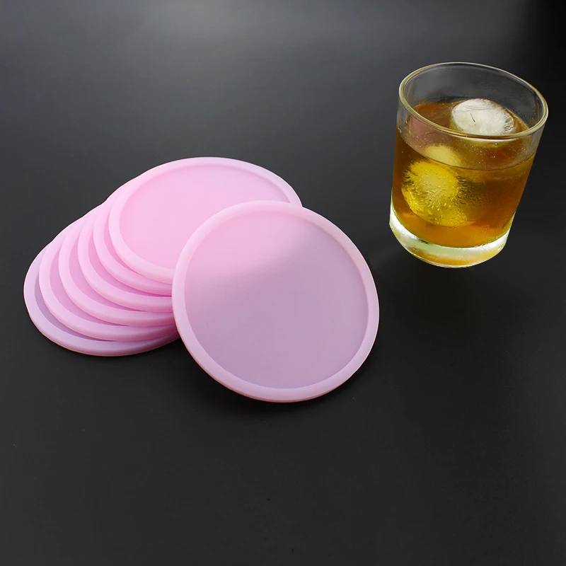 5 шт. светящиеся силиконовые чашки Coaster Pad скольжения изоляционная прокладка чашки коврик Лидер продаж