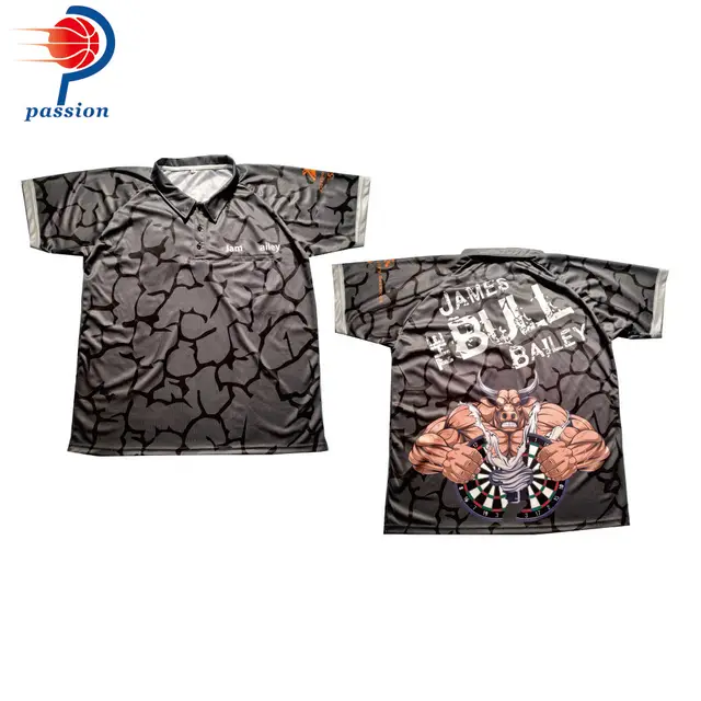 Polos de dardos sublimados con diseño personalizado alta USD cada uno