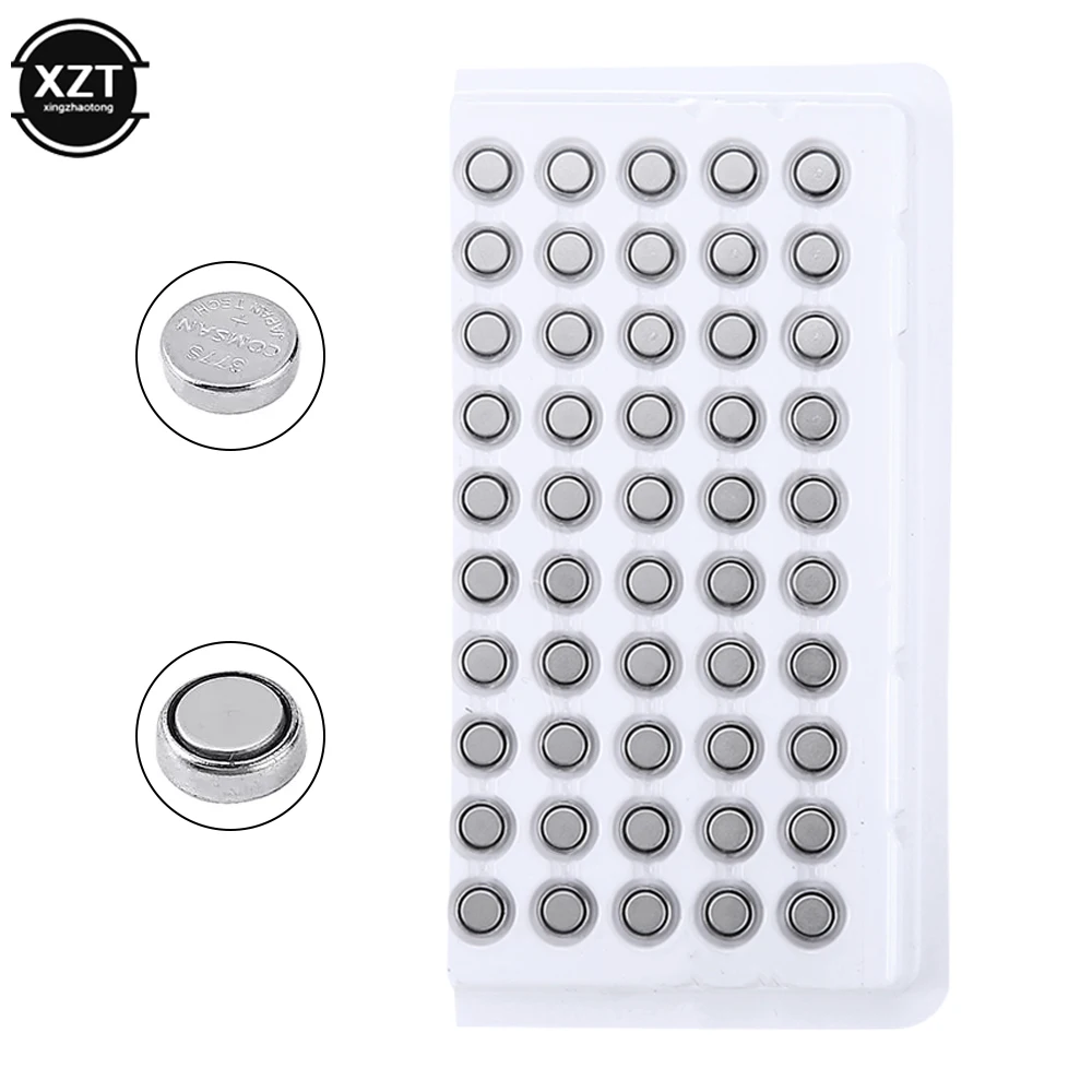 50Pc /Lot 1.5V AG4 377 LR626 SR626SW Button Cell Batteries AG4 377 LR626 SR626SW AG4 Coin Cell Batteries For Toy Battery Watch - ANKUX Tech Co., Ltd