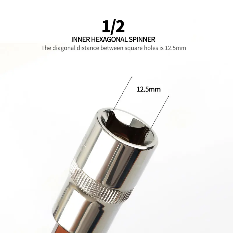 Socket Wrench 1/2 Hex Bit Socket 1Pcs S2 Hexgon Bits Adapter Allen Key for Torque Spanner Ratchet H4/H5/H6/H7/H8/H10/H12/H14/H17