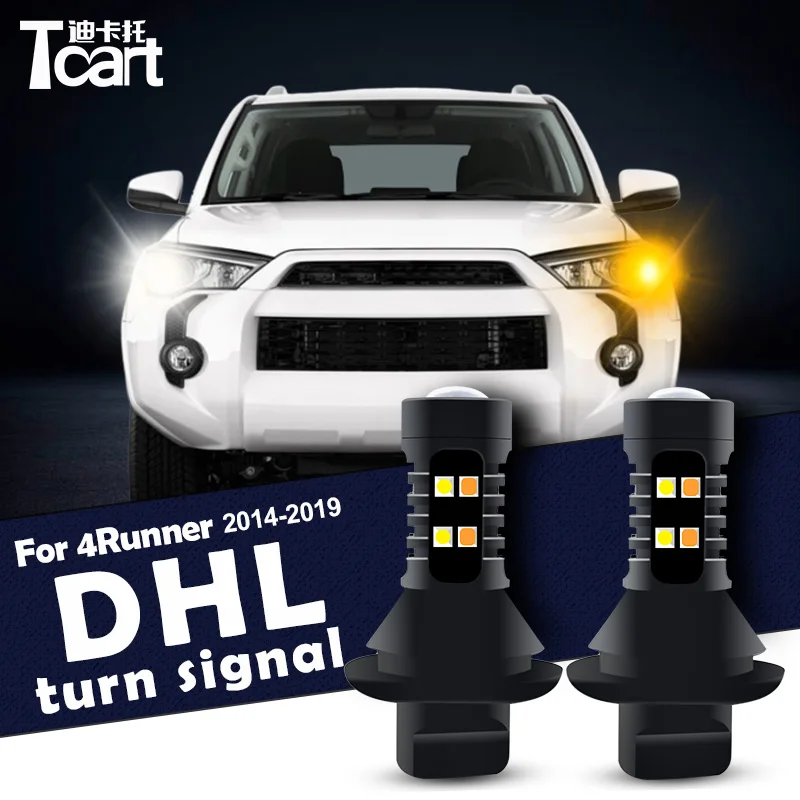 Для Toyota 4runner аксессуары 2014 2019 светодиодные дневные ходовые огни светильник