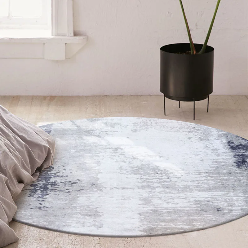 Luxury Round Carpets For Living Room Modern Coffee Table Floor Mat