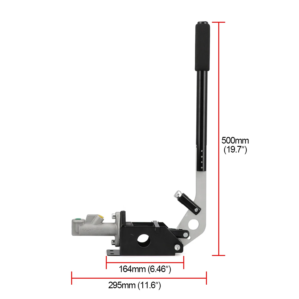 Universal 500mm E Brake Racing Parking Handbrake Lever Gear Length Hand Brake Aluminum Hydraulic Drift