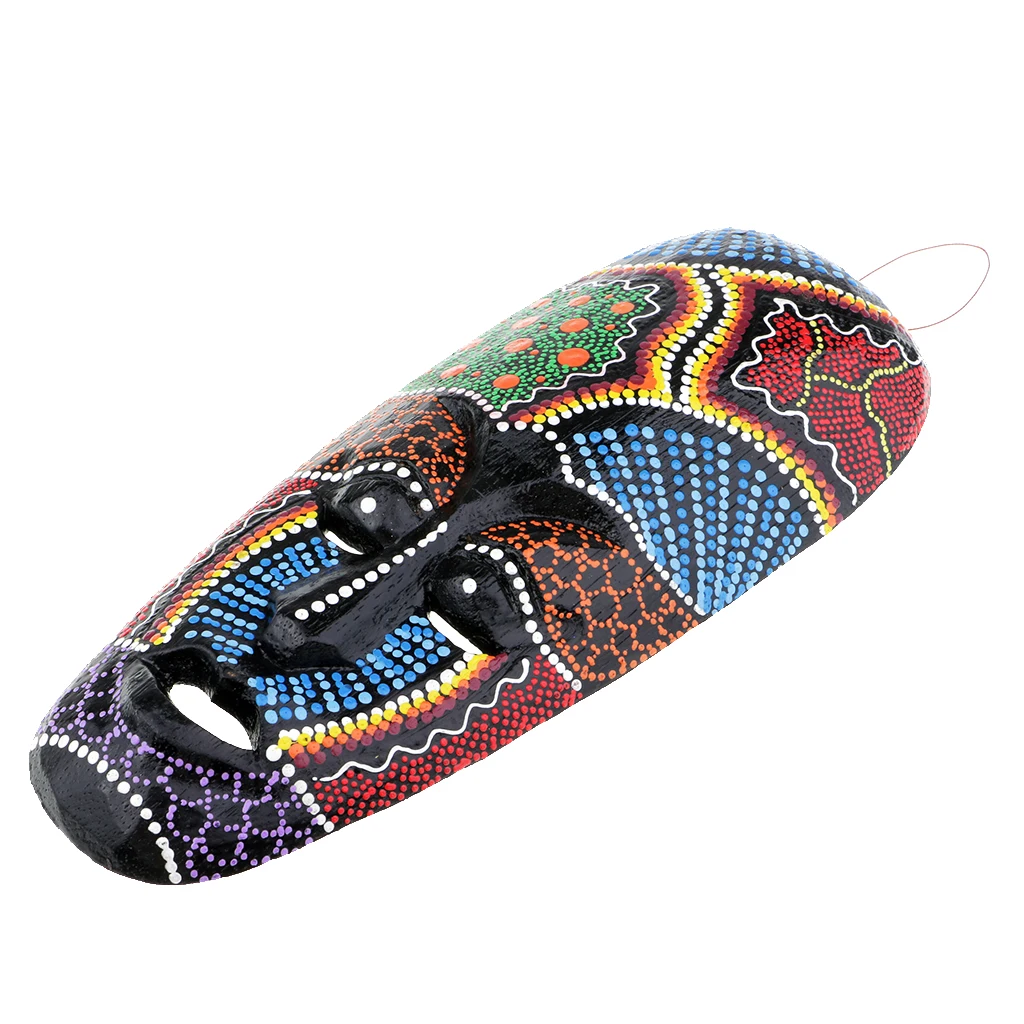 African Mask Wall Hanging Wall Art Mask for Home Pub Bar Store Decoration