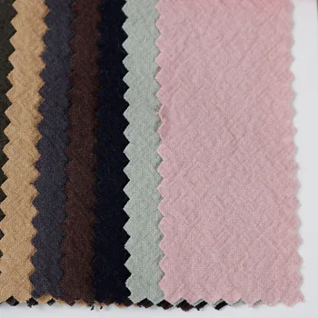

150cm * 100cm15 Cotton Washed Wrinkled Cotton Cloth Washed Texture Spring and Summer Men 's Zen Clothes Pleated Cloth