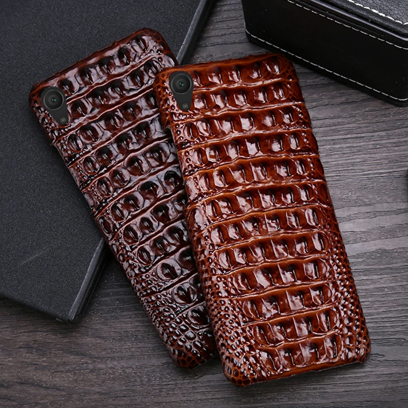 Чехол из натуральной кожи для телефона Sony Xperia X Z Z2 Z3 Z4 Z5 XZ2 XZ4 Compact XA XA1 XA2 Ultra XZ1 XZ Premium 5