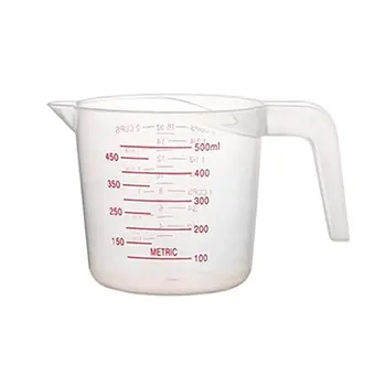 

1Pc Transparent Baking Tools Kitchen Tools 250/500/1000 Ml Scaled Quality Plastic Measuring Cup Tool Cup