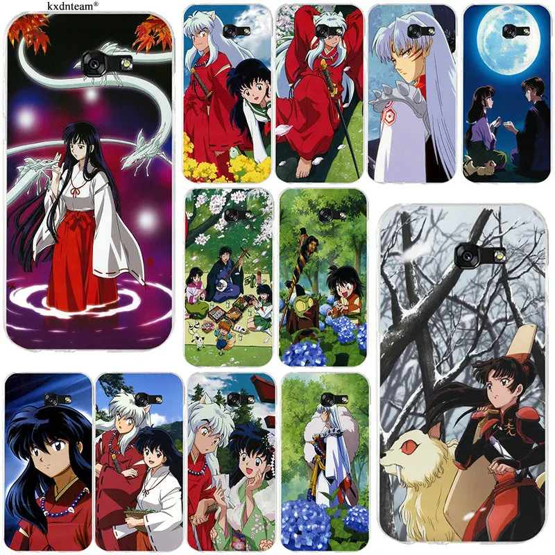Мягкие силиконовые ТПУ милые аниме Inuyasha телефонные чехлы для samsung Galaxy Note 2 3 4 5 8 S2 S3