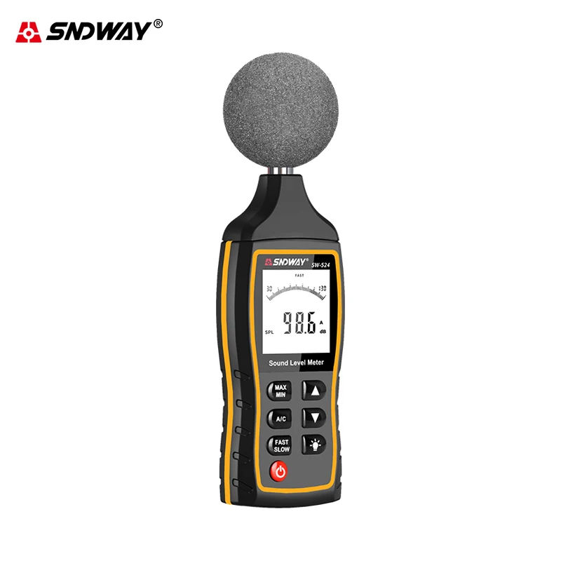 US $26.99 Sndway 30130 Db Digital Sound Level Meter Decibel Noise Measuring Device Handheld IndustryOffice Noise Measurement NoiseMeter