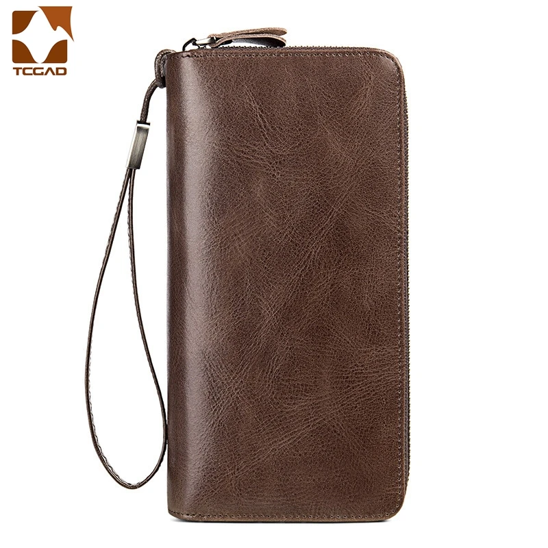 Good Value Organizer Wallet Clutch Long Purse Credit-Card Men's for Cellphone Zip Pu-Style Male QLXKpqE9r