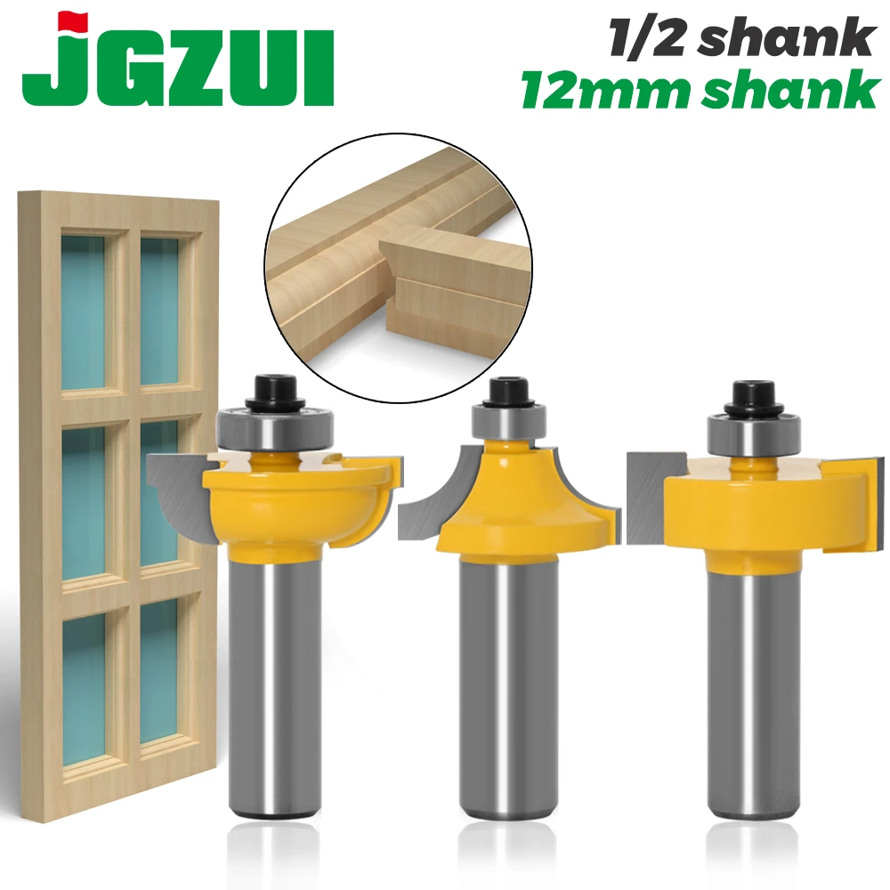 3 ピース セットガラスドア厚板木工ツール Curboard カッタールータービット 1 2 シャンク 12 ミリメートルシャンク T 型 Ballnose Router Bit 1 2 Router Bitcutter Router Bit Aliexpress