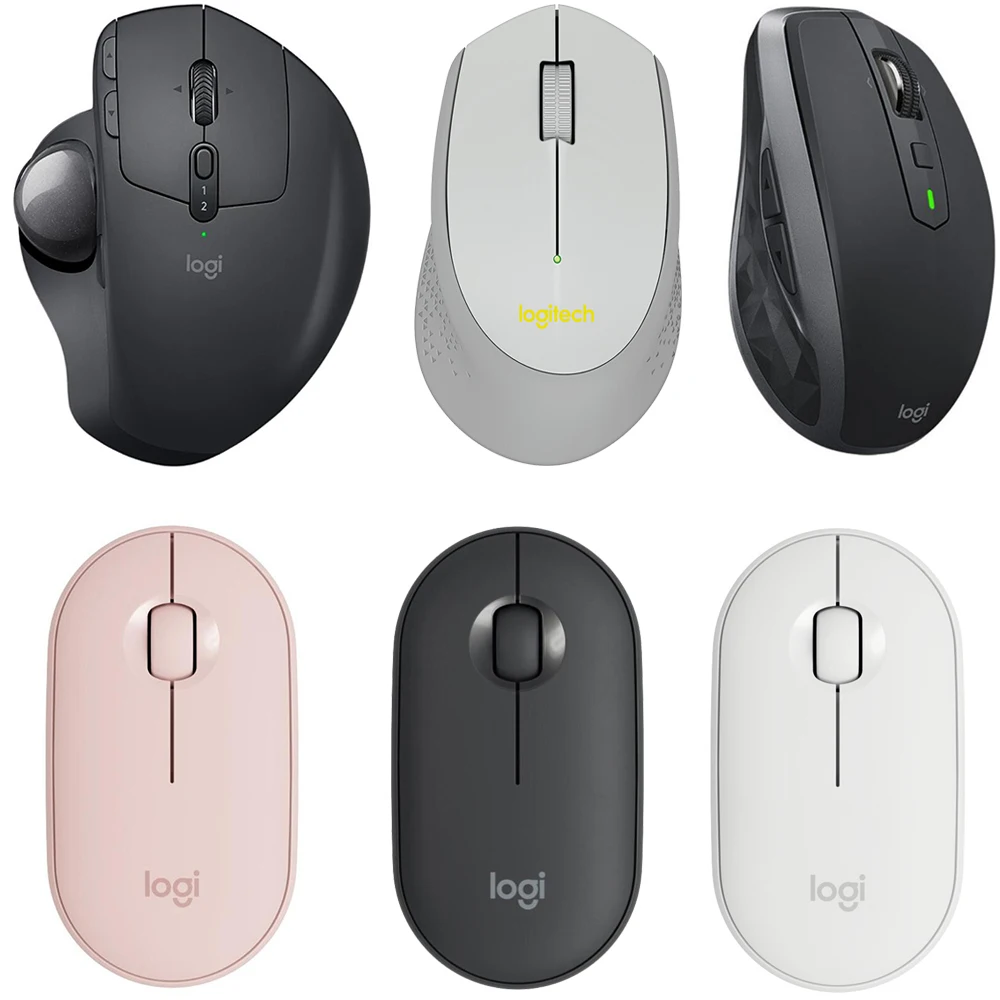 

Logitech Pebble/MX Anywhere 2S/M280/MX ERGO Wireless Mouse 1000/380/4000DPI Bluetooth Mice Silent High Precision Optical Track
