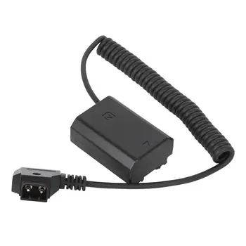 

photo studio FZ100 Black ABS D-TAP Interface External Full Decoder Power Supply Dummy Battery with Spring Wire for Sony A7III