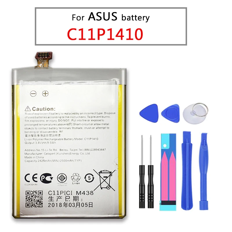 C11P1410 для Asus ZenFone 5 Lite A502CG Сменный аккумулятор мобильного телефона 2500 мАч