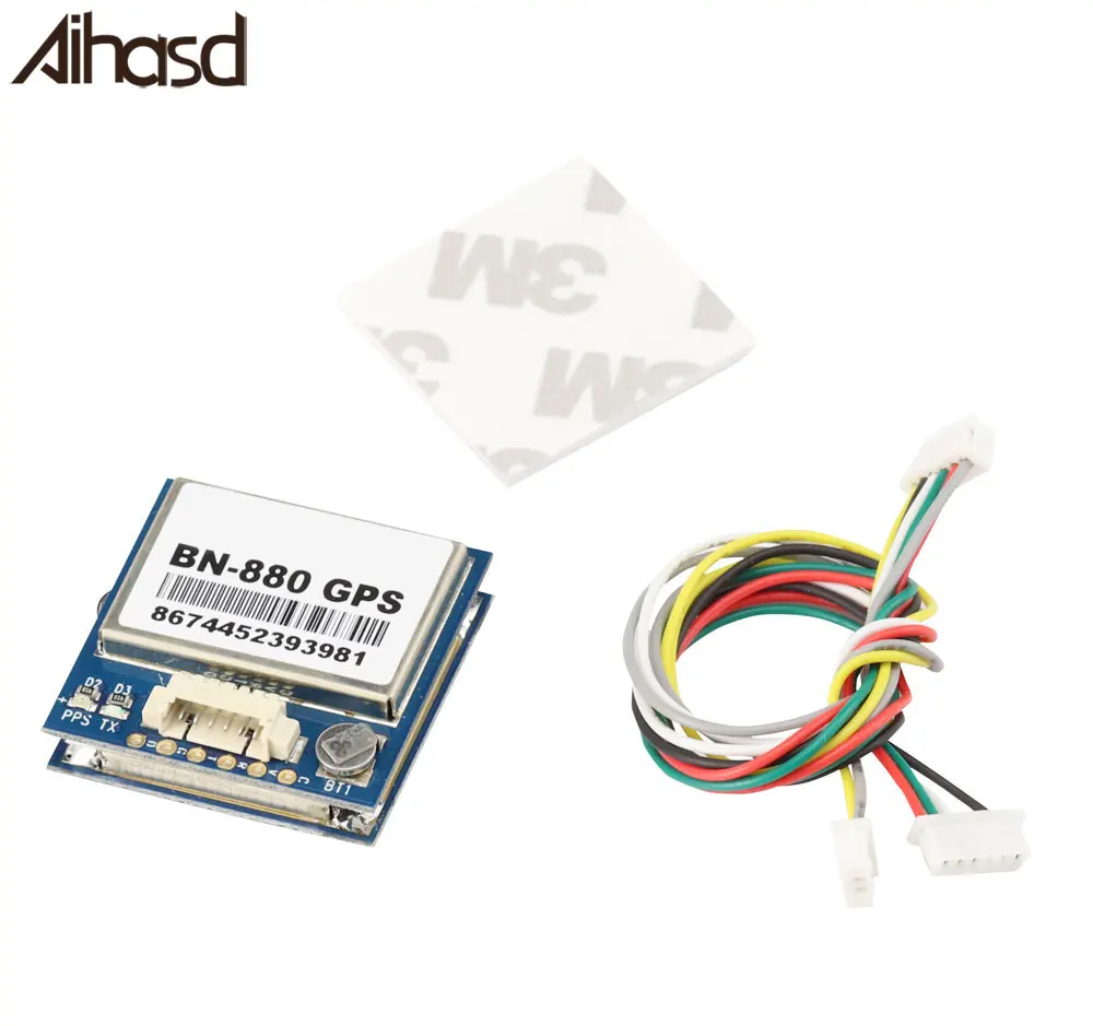 GPS-модуль Aihasd для полетного контроллера Pixhawk APM HMC5883 компас с поддержкой GPS GLONASS BeiDou