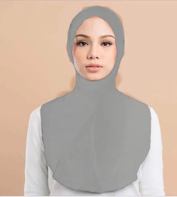 Hijab e turbante per donne musulmane, un pezzo unico, scialle islamico