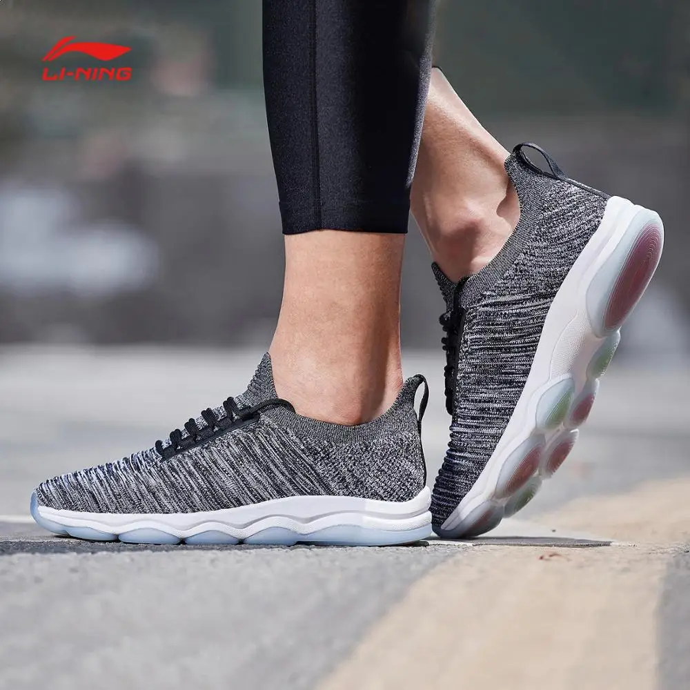 Мужская тренировочная обувь Li Ning дышащая спортивная с подкладкой из мононити