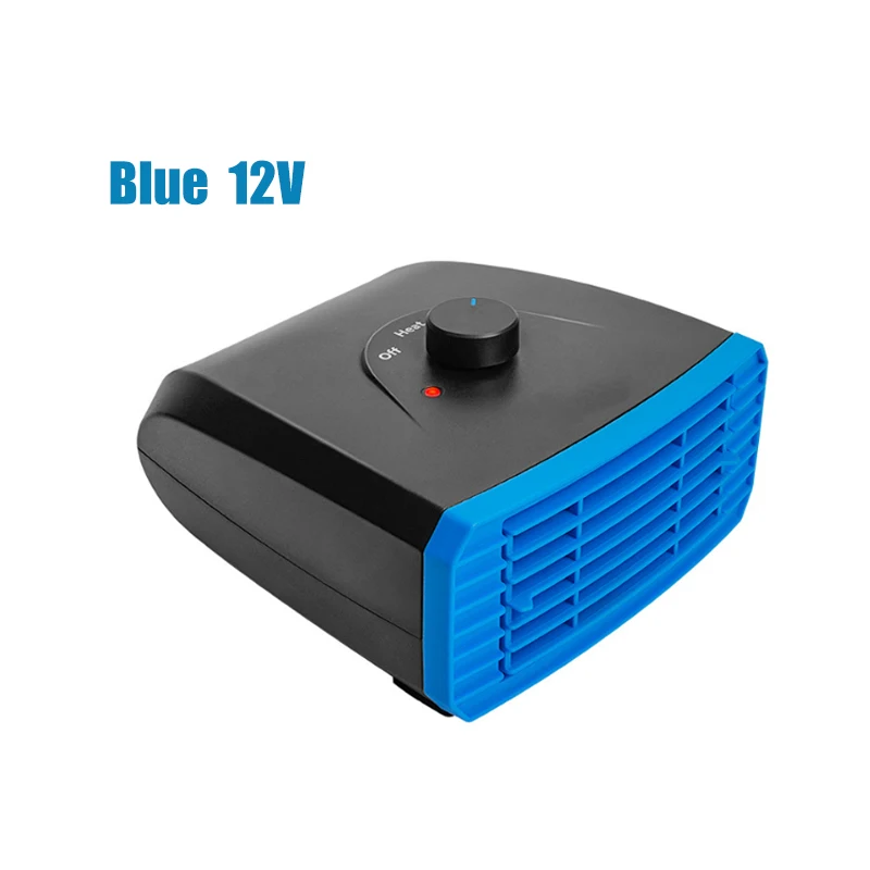 2 in 1 120W 12V Portable Car RV Camper Fan Heater Windscreen Defroster Demister Cooling Air Window Winter Car Interior Accessories_voghion.com