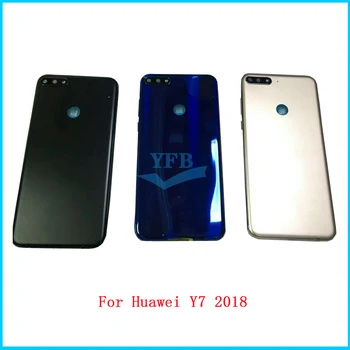 

10PCS Back Cover Battery Case Rear Housing Cover For Huawei Y7 2018 Battery Back Cover Door Rear Cover