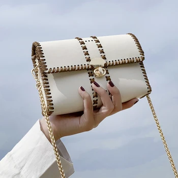 

Ins PU Leather Shoulder Messenger Bag For Women 2020 Chic Female Crossbody Bag Fashion Handbags and Purses Hot Small Square Bags