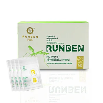 

Runben Lemon Natural Essential Oil Sticker Cartoon Mosquito Repellent Sticker Outdoor Portable Mosquito Repellent Sticker