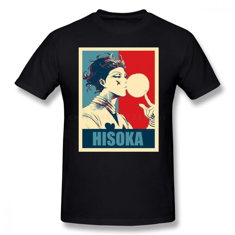 Hisoka футболка HxH забавная 100% хлопковая Большая мужская повседневная с коротким