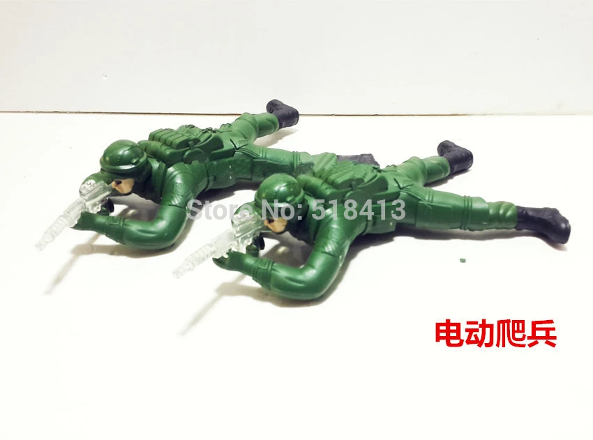 Electric Toy Large Electric Climb Toys With Light And Sound Military Model Toy Will Crawl Soldier Finished Product Battery 2021 4