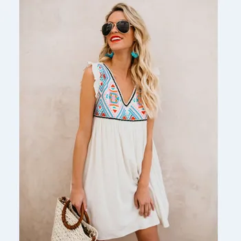 

Summer Maternity Dresses Casual White Sleeveless Clothes for Pregnant Women Pregnancy Dresses Ladies Clothing Free Ship C0155