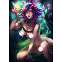  Print Canvas Anime Student Nude Sexy Girl Art Poster 40x60 50x70 60x90 Custom Painting Living Room Bedroom Hanging Picture 