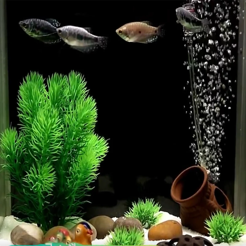 Balacoo 15cm Artificial Aquatic Plants Green Fish Tank Decorations Vivid Simulation Plant Aquarium Landscape 