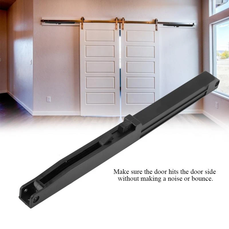 Slide and Bearing Rail coulissant Soft Close Slides Mechanism Furniture Remission Accessory for Sliding Rail Barn Wood Door Mechanism Furniture 