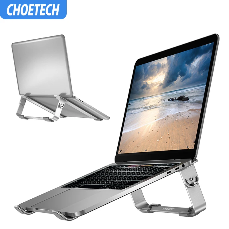  CHOETECH Mackbook Stand Adjustable Aluminum Laptop Stand Holder Compatible with Apple MacBook Air M