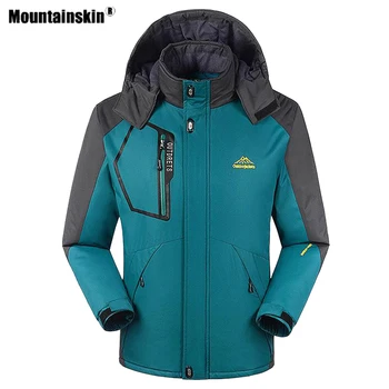 

Mountainskin Men's Hiking Jackets Outdoor Sports Windproof Thermal Windbreaker Climbing Camping Trekking Skiing 8XL Coats VA638