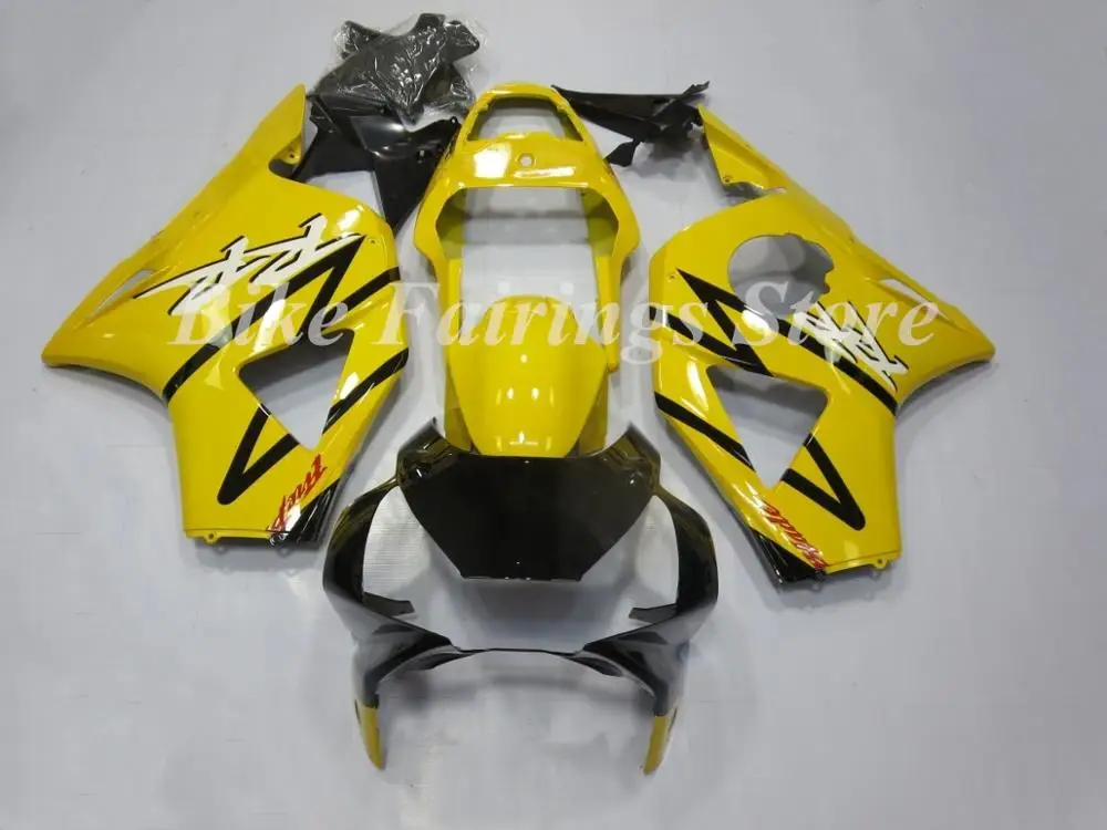 Black Yellow Высокое качество ABS мотоцикл обтекатель комплект для Honda CBR900RR CBR954RR 954 2002 2003 954RR Кузов Набор на заказ темно-синий желтый - Цвет: Black Yellow