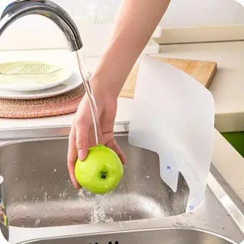 

1Pc Kitchen Sink Water Splash Guards Anti-Water Board With Sucker Waterproof Screen Dish/ Fruit Vegetable Washing Kitchen Tools