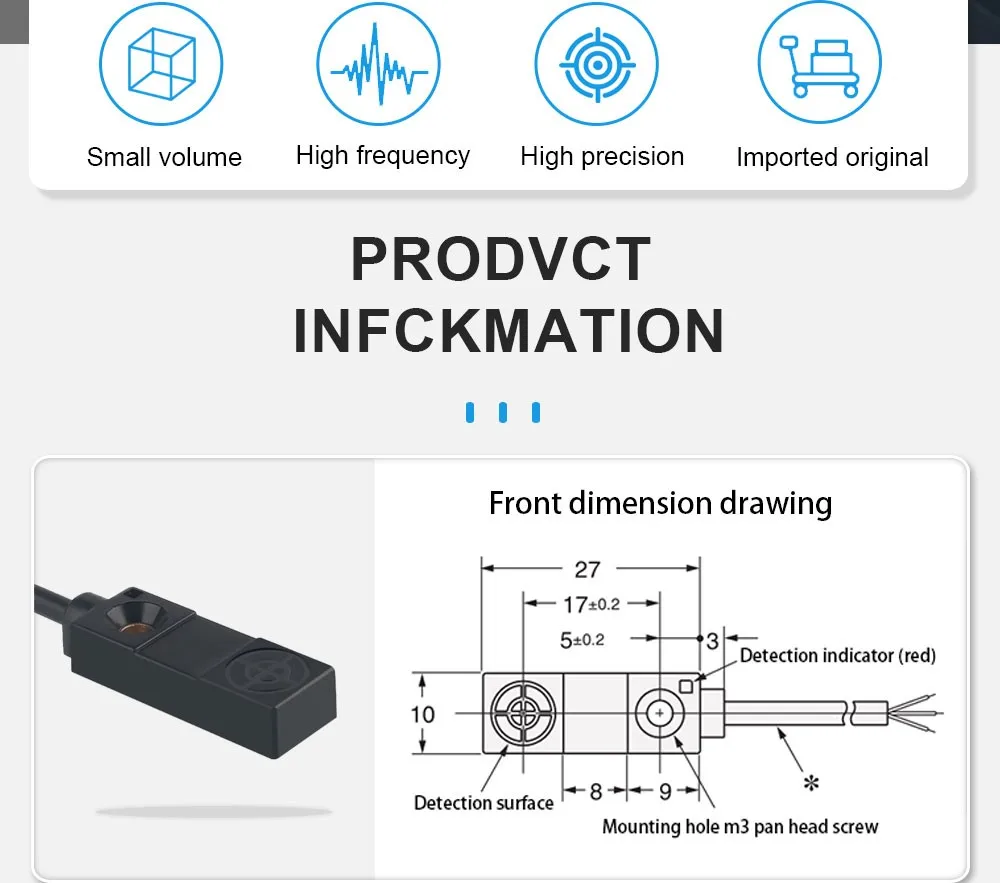 remote light switch control Cloweit TL-W3 Series  Metal Detection Small Square Switch Non-flush 3mm  DC 3-wire Inductive Proximity Sensor  Датчик выключате bathroom pull light switch