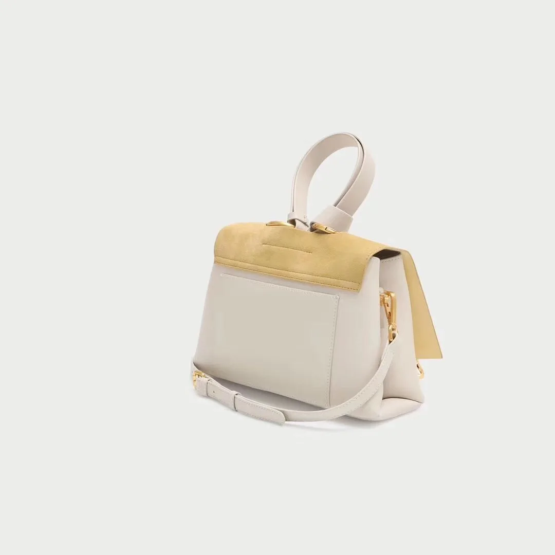 2009 deerskin velvet color cattle hide single shoulder slanting lock knot dumpling bag new large capacity handbag