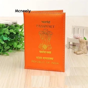 

New India Travel Business Passport Cover Protector Case Nice Protective Passport Holder Wallet Document Orgainzer Case for India