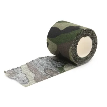 

Self-adhesive Non-woven Camouflage Cohesive Camping Hunting Camo Stealth Tape 5M DXAC