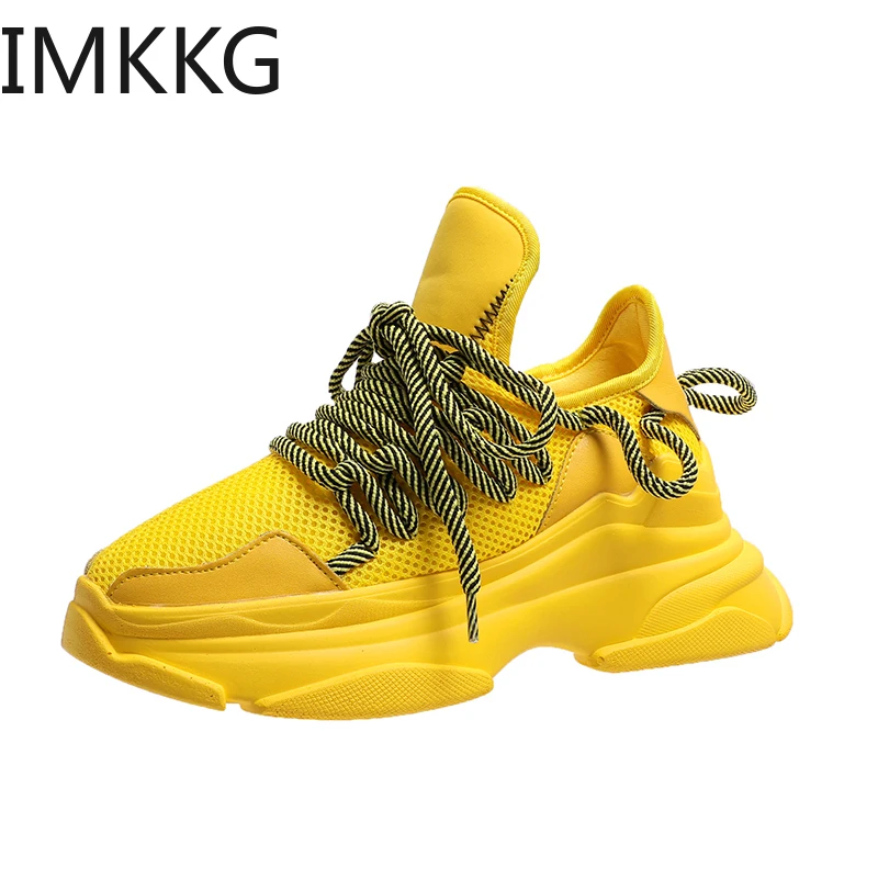 Женские кроссовки на платформе повседневная удобная обувь весна осень|Кроссовки