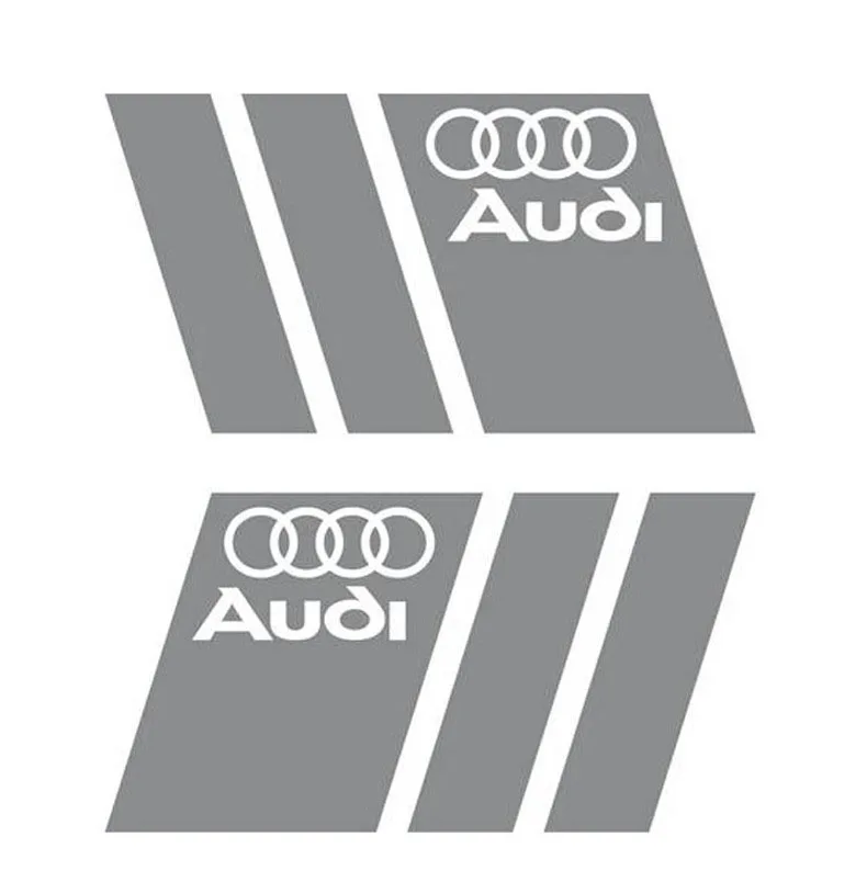 2 шт. украшение автомобиля стикер наклейка на кузов автомобиля для Audi b5 b6 b7 b8 A3 A4 A4L A5 A6 A6L C5 C6 RS4 RS5 Q3 Q5 Q7 TT автомобильные аксессуары