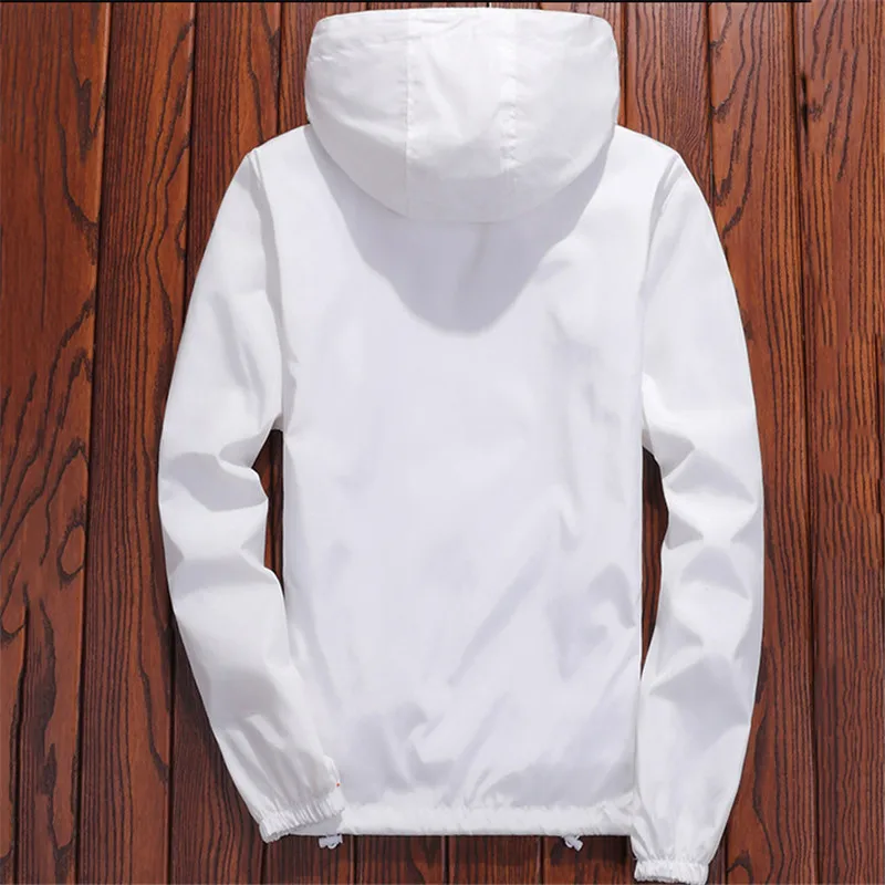 Jacket Women White S-7XL Loose Men Couple Thin Hooded Coat 2022 Spring Autumn New Gray Blue Red Waterproof Cargo_voghion.com