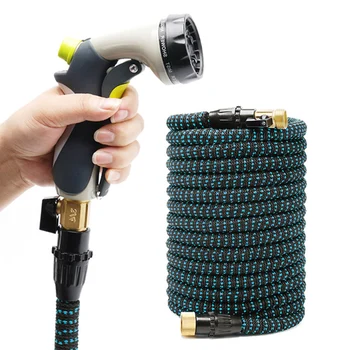 

Garden Hose Expandable 50ft Flexible Water Hose No Kink Multifunction Washing Car B99