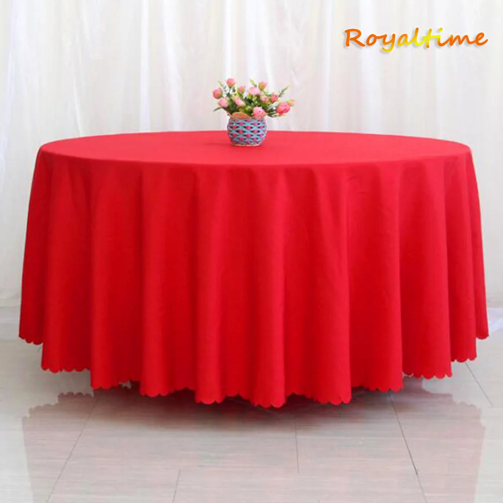 Red Polyester Tablecloth