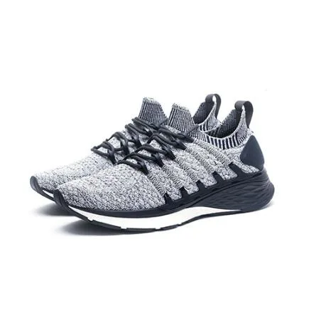 Gray Size44 Новинка Xiaomi Mijia Sneaker 3 мужские кроссовки 3 Uni-moulding 2,0 Fishbone Lock system эластичный вязаный вамп амортизирующая подошва - Цвет: Gray Size44