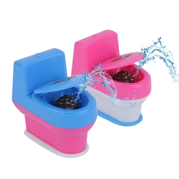 

3pcs OCDAY Novelty Spoof Gadgets Toys Mini Prank Squirt Spray Water Toilet Closestool Joke Gag Toy Gift For April Fool's Day New
